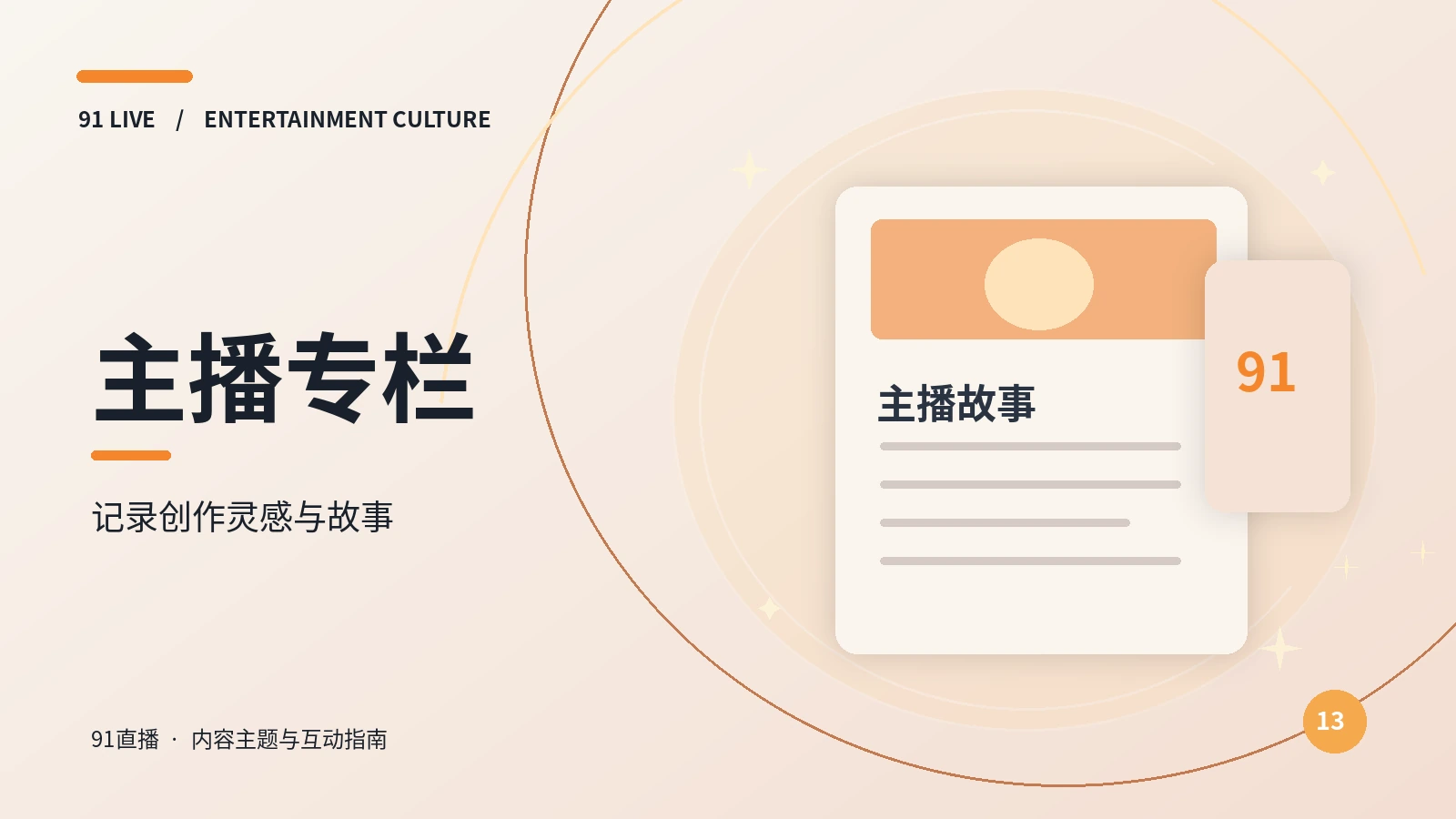 直播设备·主题准备